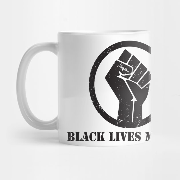 BLACK LIVES MATTER FIST T SHIRT by blacklives